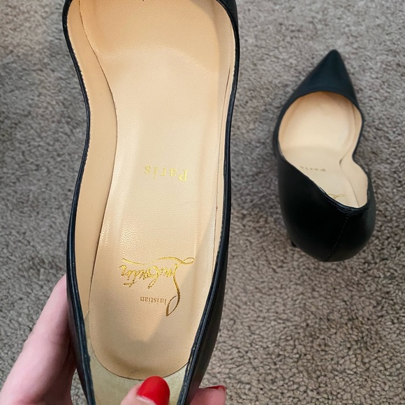 Black Christian Louboutin pumps. - Picture 2 of 8